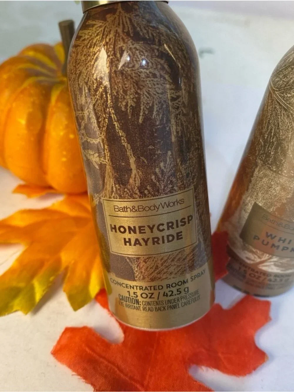 “Honeycrisp Hayride” & “White Pumpkin” 2 New BBW Concentrated Room Sprays